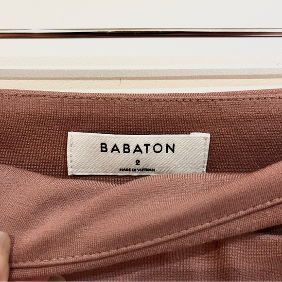 Babaton Aritzia skirt size 2. old pink color. long skirt with buttons - Picture 2 of 4